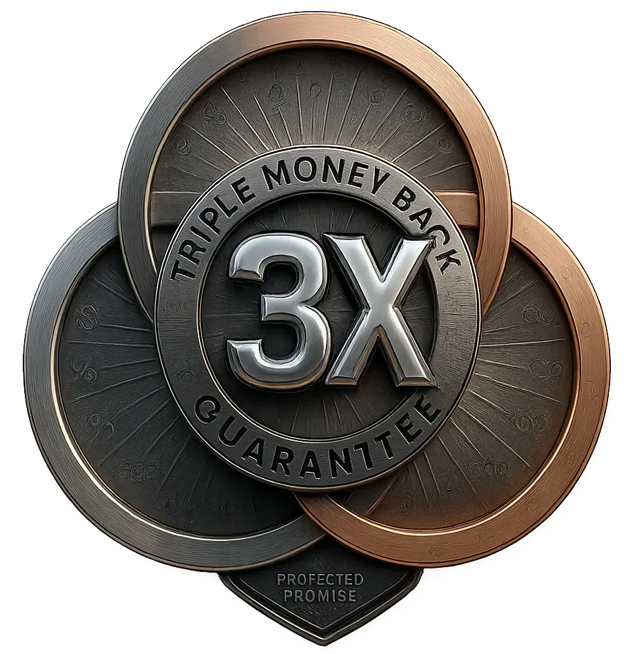 Triple Money Back Guarantee