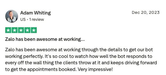 Client testimonial 7